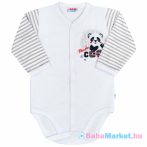   Baba teljes hosszában patentos hosszú ujjú body - New Baby Panda 62 (3-6 h)