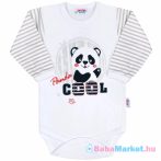 Baba hosszú ujjú body - New Baby Panda 80 (9-12 h)