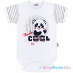Baba rövid ujjú body - New Baby Panda 74 (6-9 h)