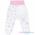 Baba lábfejes nadrág - New Baby Bears rózsaszín - 50