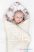Kétoldalas pólya Minka New Baby 75x75 cm teddy bézs