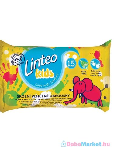 Nedves törlőkendő - Linteo Baby Kids 15 db