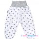 Baba lábfejes nadrág New Baby Classic II szürke csillagokkal 74 (6-9 h)