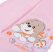 Baba hálózsák New Baby kutyus rózsaszín 62 (3-6 h)