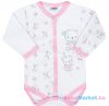 Baba patentos body New Baby Bears rózsaszín 68 (4-6 h)