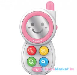 Játéktelefon babáknak - Baby Mix pink