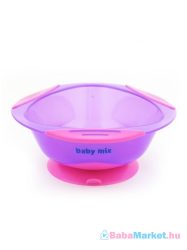 Gyermek csúszásgatló tál - Baby Mix lila
