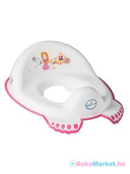 Gyerek csúszásmentes WC szűkítő Kis Hercegnő rózsaszín fehér