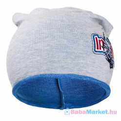   Gyerek őszi sapka New Baby In-line szürke - kék 110 (4-5 éves)