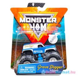 Monster Jam: Grave Digger The Legend - kék-szürke kisautó