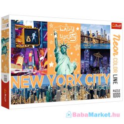 Trefl Neon Color Line:  New York City 1000 db-os puzzle