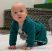 Baba melegítő nadrág és pulóver New Baby Uni smaragd zöld