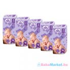MEGAPACK Gyermek eldobható pelenka New Love Premium comfort 3 MIDI 4-9 kg 5x48 db