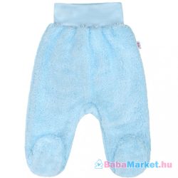 Baba plüss lábfejes nadrág New Baby Nice Bear kék