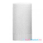 Bambusz kötött takaró NEW BABY 100x80 cm fehér