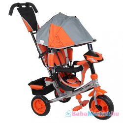 Tricikli babáknak -  Baby Mix Lux Trike szürke-narancssárga