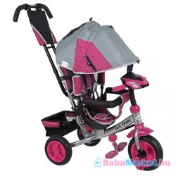Tricikli babáknak - Baby Mix Lux Trike szürke rózsaszín
