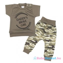 2-részes baba együttes - New Baby Army girl
