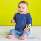 Bright Starts - Csörgő karkötő rágókával 2 db majom/elefánt 0hó+