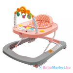 Bébikomp - New Baby szilikon kerekekkel Forest Kingdom Pink