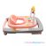 Bébikomp - New Baby szilikon kerekekkel Forest Kingdom Pink