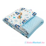 Gyermek pléd Minky New Baby Maci kék 80x102 cm