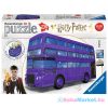 Harry Potter 3D lila busz 216 darabos puzzle