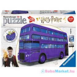 Harry Potter 3D lila busz 216 darabos puzzle