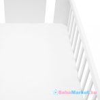 Jersey lepedő kiságyba New Baby 120x60 fehér
