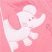 Téli kezeslábas New Baby Winter Elephant rózsaszín