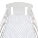 2-részes ágyneműhuzat New Baby 90/120cm szürke pöttyös