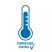 Nuk cumisüveg - First Choice Temperature Control 150 ml blue