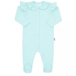 Baba pamut kezeslábas New Baby Stripes jégkék 74 (6-9 h)