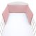 2-részes ágyneműhuzat New Baby Dominika 90/120 cm rózsaszín