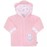   Téli baba kabátka New Baby Nice Bear rózsaszín - 56 (0-3 h)