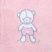 Téli baba kabátka New Baby Nice Bear rózsaszín - 56 (0-3 h)
