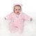 Téli baba kabátka New Baby Nice Bear rózsaszín - 56 (0-3 h)
