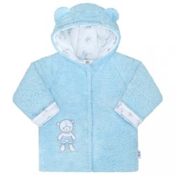 Téli baba kabátka New Baby Nice Bear kék - 62 (3-6 h)