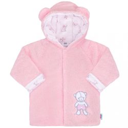 Téli baba kabátka New Baby Nice Bear rózsaszín - 74 (6-9 h)