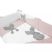 5-részes ágyneműhuzat Belisima Mouse 100/135 rózsaszín
