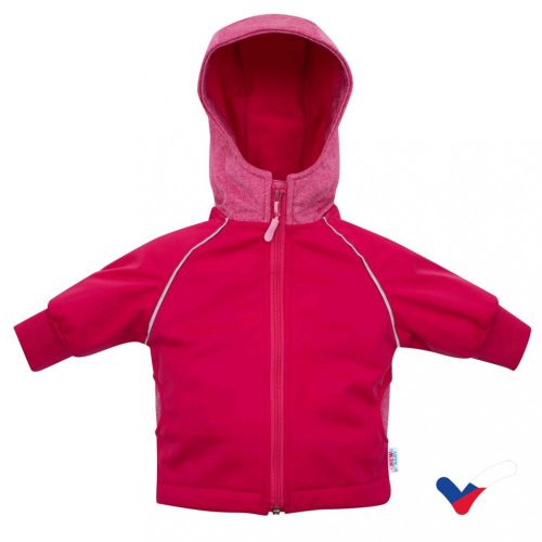 Softshell baba kabát New Baby rózsaszín - 92 (18-24 h)