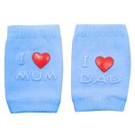 Baba térdvédő - New Baby ABS-el I Love Mum and Dad kék