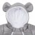 Téli kezeslábas kapucnival és fülekkel New Baby Pumi grey 68 (4-6 h)