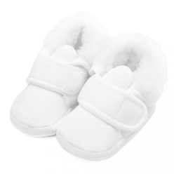   Baba téli velúr cipő a kereszteléshez New Baby 0-3 h fiú