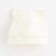 Baba pamut sapka fülekkel New Baby Kids bézs - Méret: 80 (9-12 h)