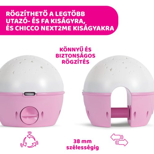 Chicco Next 2 Stars projektor plüss macival Next 2 Me típusú ágyakra