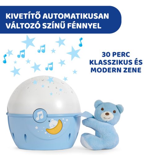 Chicco Next 2 Stars projektor plüss macival Next 2 Me típusú ágyakra
