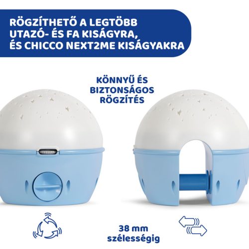 Chicco Next 2 Stars projektor plüss macival Next 2 Me típusú ágyakra