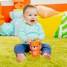 BRIGHT STARTS Plüss csörgő C-karikán tigris Jingle Joy™ 0hó+