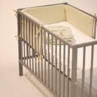 Petite & Mars Rácsvédő kiságyba TILLY Light Grey 180 cm
